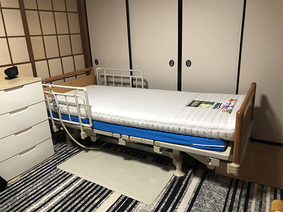 病院、医療用ベッド、マットレスの腰痛対策、床ずれ対策マットレス、マットレスパッドあります。